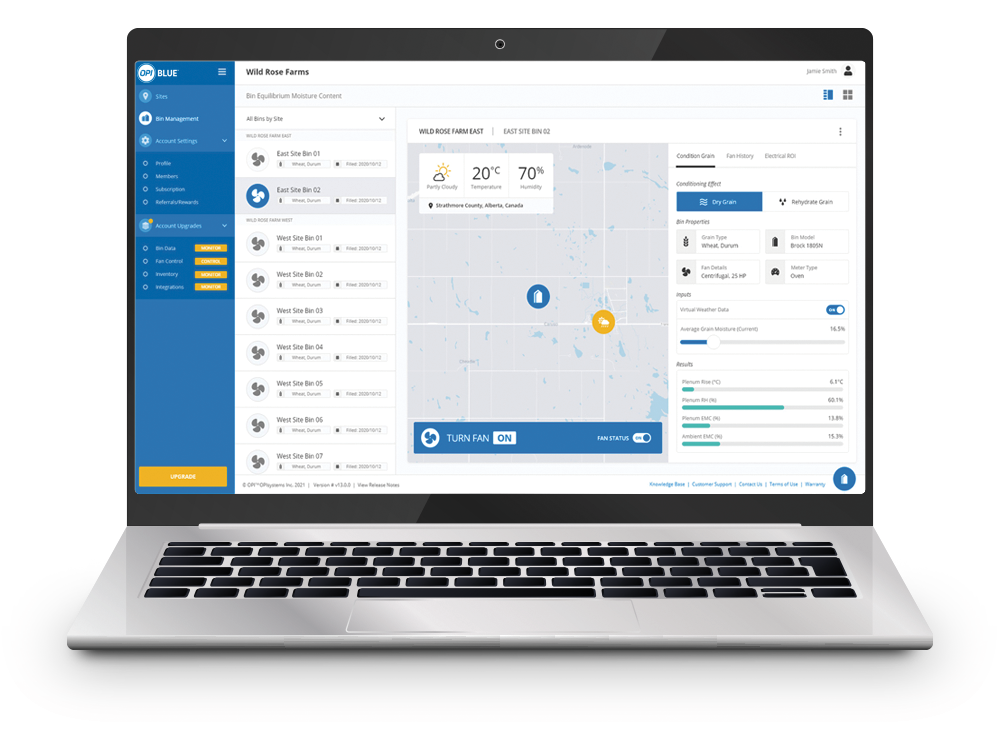 OPI BLUE 介面示意